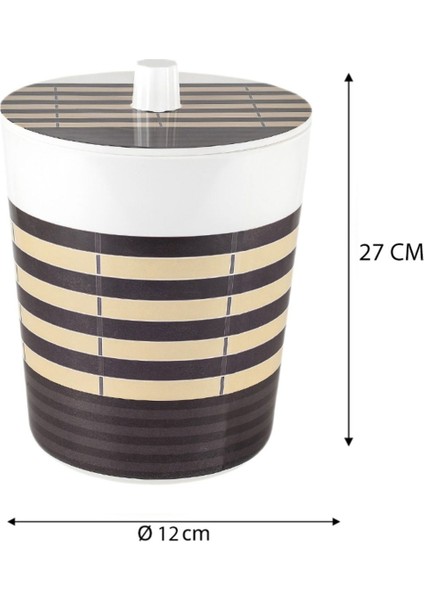 Kahverengi Kapaklı Melamin Kova, Şık ve Kullanışlı Ev Gereçleri fiyatları