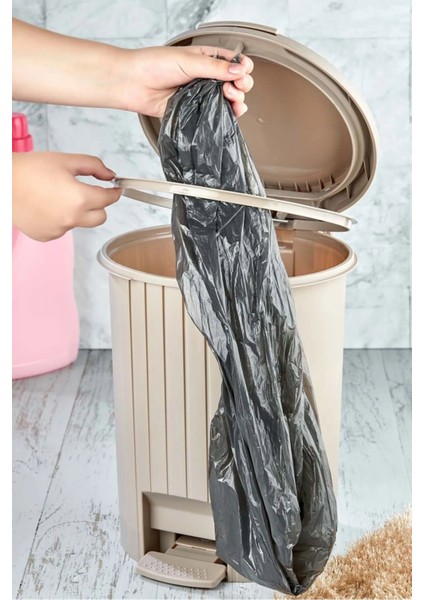 12LITRE Bas Aç ve Pedallı Çöp Kovası, Şık ve Kullanışlı Siyah Tasarım indirimleri