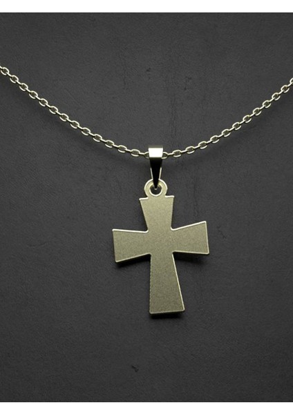 14 Ayar Altın Haç Kolye Ucu 1 Gr, KC12194 Kodlu