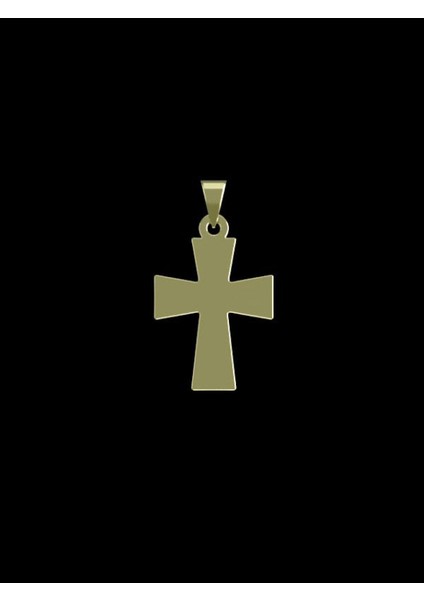 14 Ayar Altın Haç Kolye Ucu 1 Gr, KC12194 Kodlu