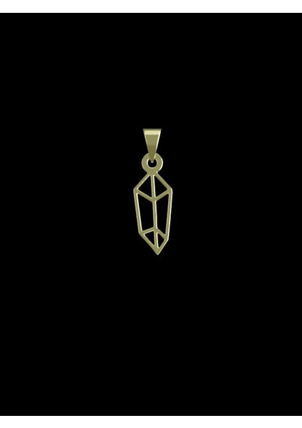 14 Ayar Altın Küp Kolye Ucu 1 Gr, KC12632 Kodlu