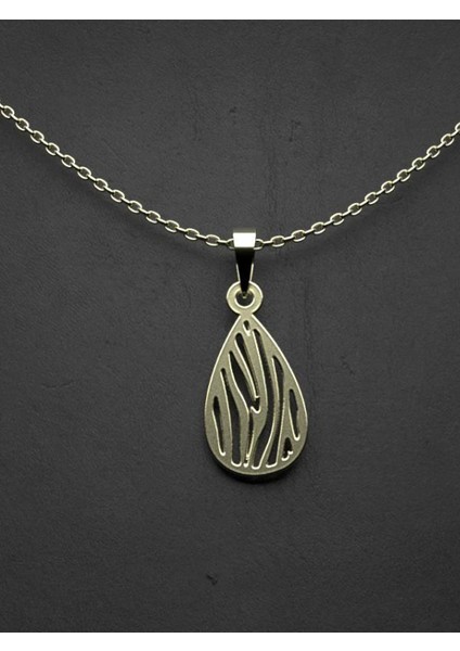 14 Ayar Altın Gözyaşı Damlası Kolye Ucu 1 Gr, KC11640 Kodlu