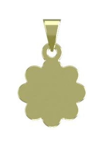 14 Ayar Altın Çiçek Kolye Ucu 1 Gr, KC12666 Kodlu
