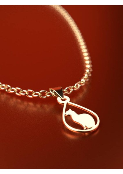 14 Ayar Altın Kedi Kolye Ucu 1 Gr, KC14011 Kodlu fırsatları