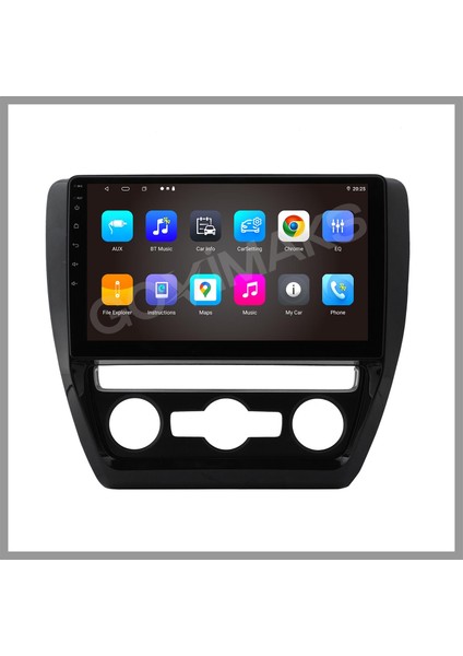 GOVİMAKS VOLKSWAGEN JETTA 2012-2019 MANUEL UYUMLU 8GB RAM 128GB HAFIZA ANDROID MULTIMEDIA