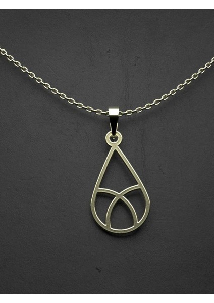 14 Ayar Altın Gözyaşı Damlası Kolye Ucu 1 Gr, KC10939 Kodlu