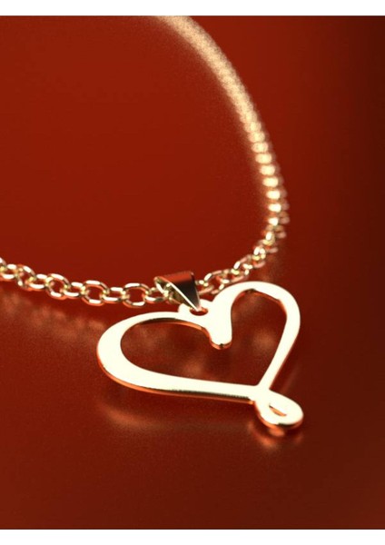 14 Ayar Altın Kalp Kolye Ucu 1 Gr, KC17477 Kodlu fırsatları