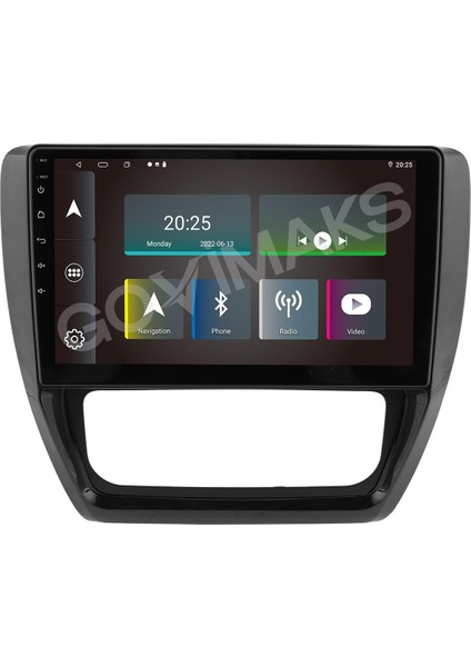 GOVİMAKS VOLKSWAGEN JETTA 2012-2019 DIJITAL UYUMLU 4 GB RAM 64 GB HAFIZA ANDROID MULTIMEDIA TEYP