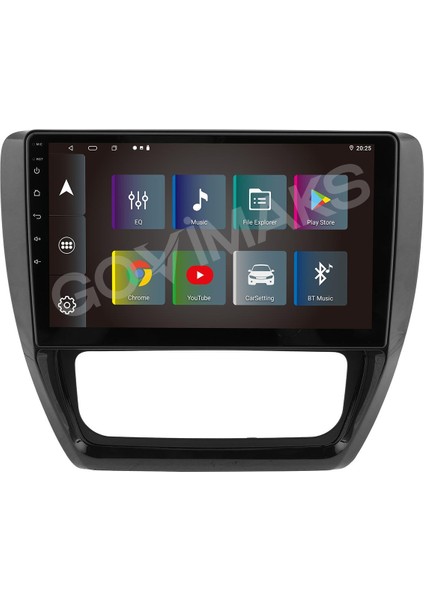GOVİMAKS VOLKSWAGEN JETTA 2012-2019 DIJITAL UYUMLU 4 GB RAM 64 GB HAFIZA ANDROID MULTIMEDIA TEYP