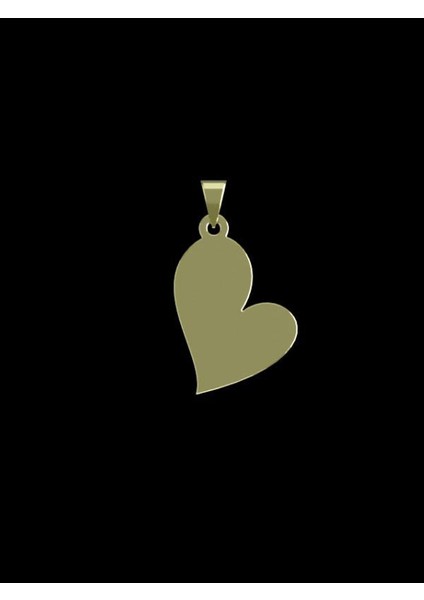 14 Ayar Altın Kalp Kolye Ucu 1 Gr, KC17801 Kodlu