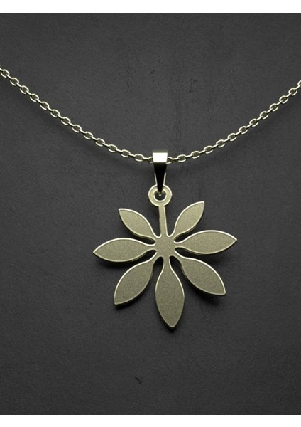 14 Ayar Altın Yaprak Kolye Ucu 1 Gr, KC11798 Kodlu