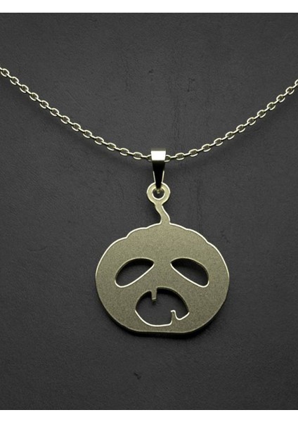 14 Ayar Altın Cadılar Bayramı_halloween Kolye Ucu 1 Gr, KC12487 Kodlu