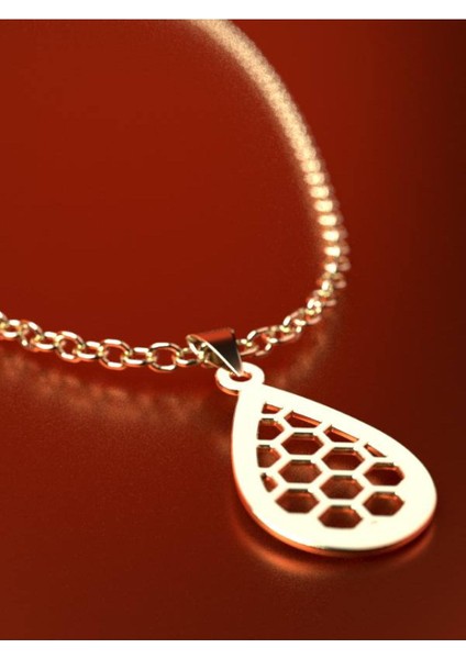 14 Ayar Altın Gözyaşı Damlası Kolye Ucu 1 Gr, KC11286 Kodlu fırsatları