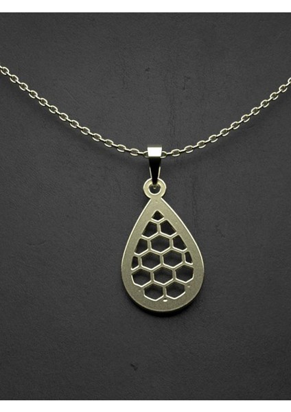 14 Ayar Altın Gözyaşı Damlası Kolye Ucu 1 Gr, KC11286 Kodlu