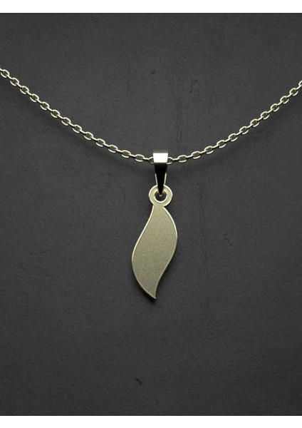 14 Ayar Altın Yaprak Kolye Ucu 1 Gr, KC12620 Kodlu