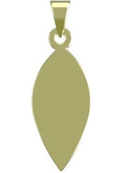 14 Ayar Altın Gözyaşı Damlası Kolye Ucu 1 Gr, KC13960 Kodlu