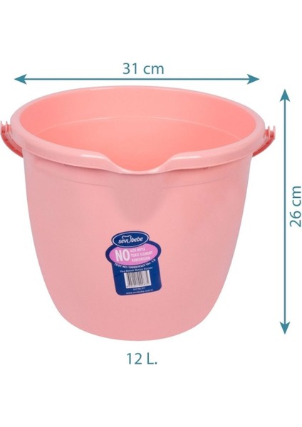 Bebek Banyo Kovası Art-87 Somon, Şirin ve Kullanışlı Banyo Aksesuarı fiyatları
