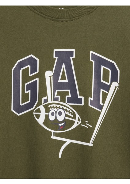 Erkek Bebek Yeşil Grafik Baskılı T-Shirt fiyatları