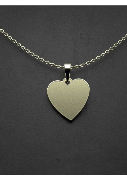 14 Ayar Altın Kalp Kolye Ucu 1 Gr, KC17439 Kodlu