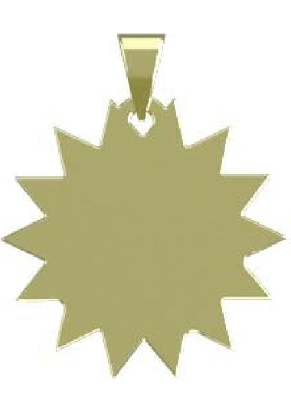 14 Ayar Altın Yıldız Kolye Ucu 1 Gr, KC15637 Kodlu