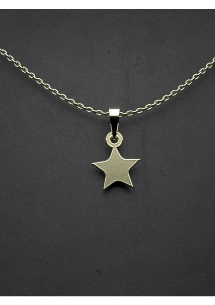 14 Ayar Altın Yıldız Kolye Ucu 1 Gr, KC14252 Kodlu