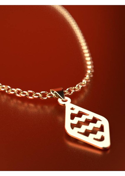 14 Ayar Altın Eşkenar Dörtgen Kolye Ucu 1 Gr, KC11299 Kodlu fırsatları