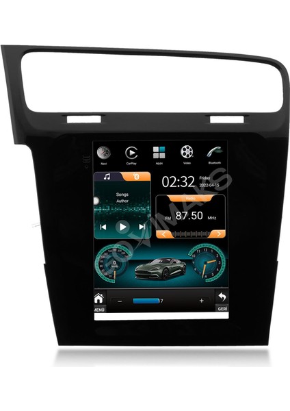 GOVİMAKS VOLKSWAGEN GOLF 7 TESLA 2014-2018 UYUMLU 2 GB RAM 32 GB HAFIZA ANDROID MULTIMEDIA TEYP