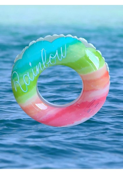 Renkli Şişme Deniz Simidi, Havuz Can Simiti, 5-7 Yaş Uygun