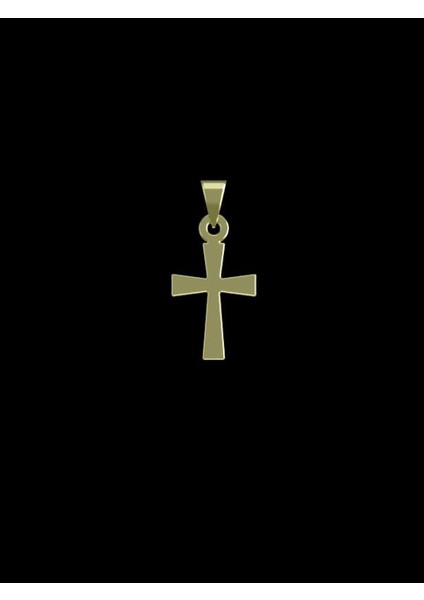 14 Ayar Altın Haç Kolye Ucu 1 Gr, KC12175 Kodlu