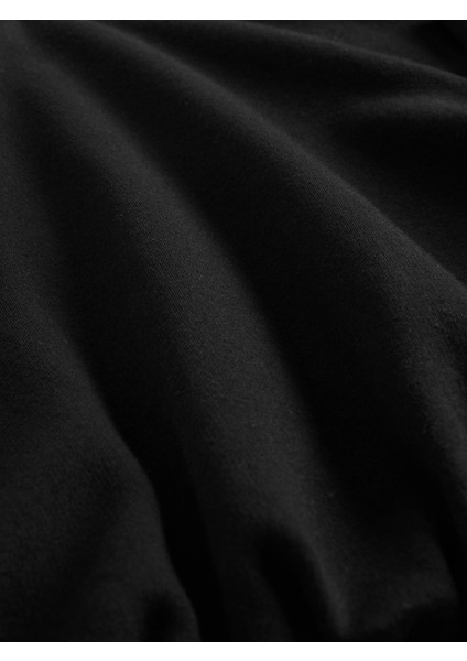 Kız Çocuk Siyah Vintage Soft Oversized Bubble Sweatshirt fiyatları