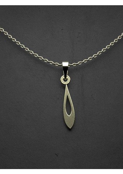 14 Ayar Altın Gözyaşı Damlası Kolye Ucu 1 Gr, KC12559 Kodlu