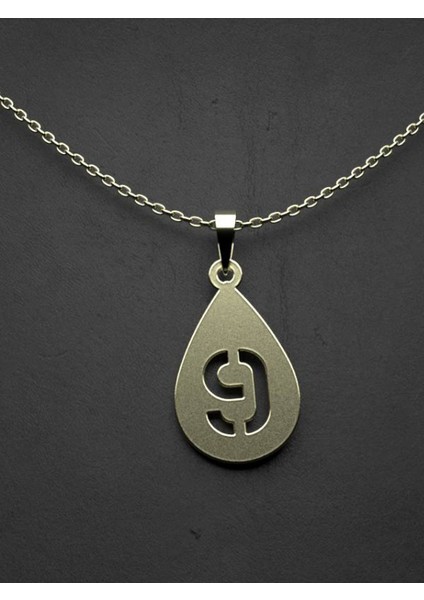 14 Ayar Altın 9 Sayı Kolye Ucu 1 Gr, KC12846 Kodlu