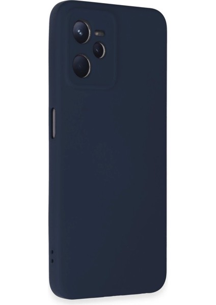 Realme C35 Kılıf Nano Içi Kadife Silikon - Lacivert - 16305-5370 fiyatları