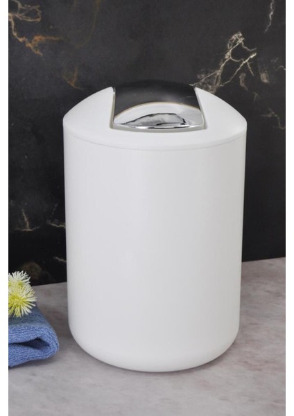 Beyaz 2 Lt Çöp Kovası (Brasil Model) Şık ve Kullanışlı Temizlik Aksesuarı fırsatları
