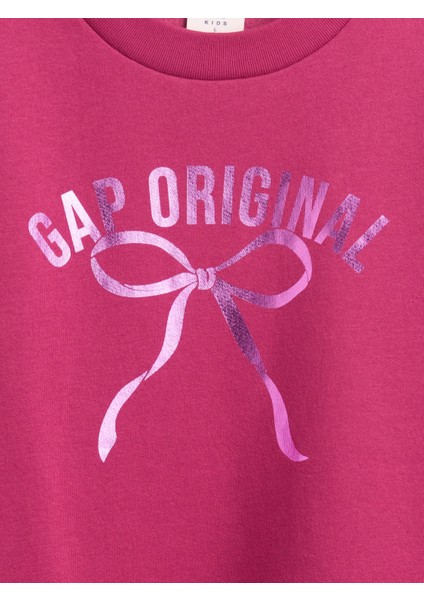 Kız Çocuk Pembe Gap Logo Sweatshirt fiyatları