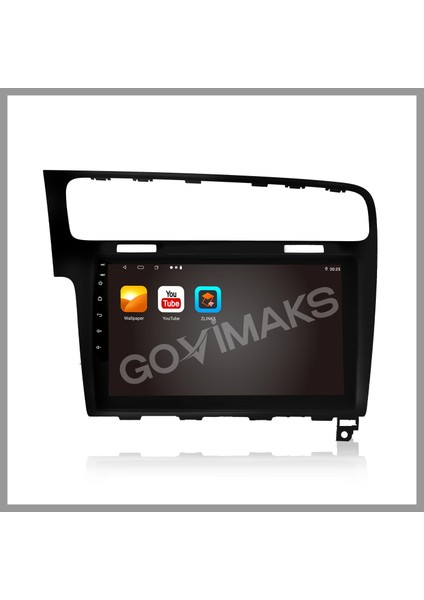GOVİMAKS VOLKSWAGEN GOLF 7 2012-2020 UYUMLU P. BLACK 4 GB RAM 64 GB HAFIZA ANDROID MULTIMEDIA