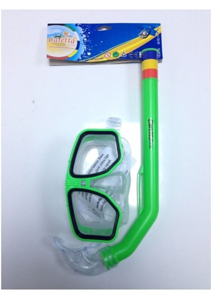 Yeşil Poşetli Maske ve Şnorkel Seti, Deniz Macerasına Hazır! fırsatları