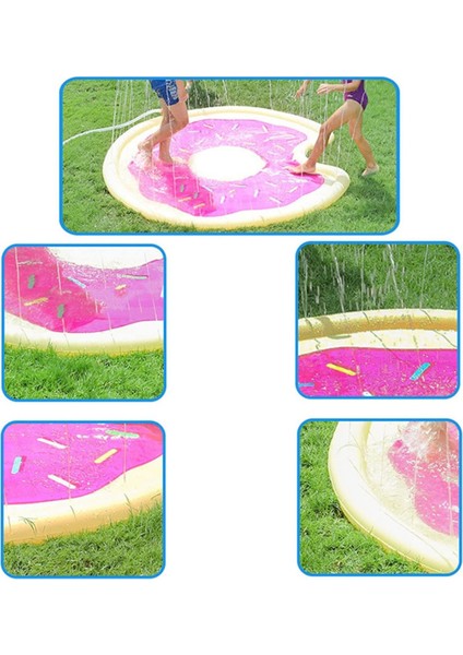 Renkli Fışkıran Su Oyun Matı Çocuklar Için Yuvarlak Havuz indirimleri