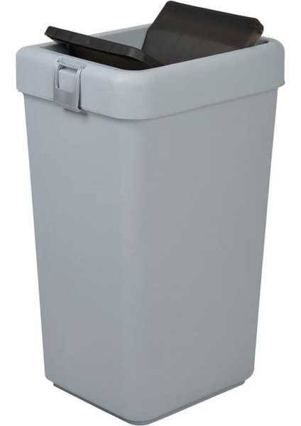 Gri 40 Lt Çöp Kovası, Hassas Kapaklı, Pratik Kullanım modelleri