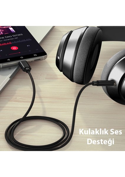 Ally Type-C To 3.5 mm Audio Aux KABLO-(1903) - 14152-2158 fırsatları