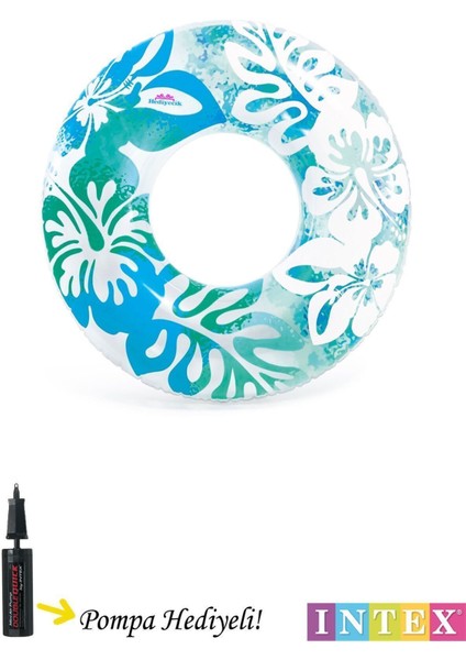 Tropikal Desenli 91 cm Yetişkin Havuz ve Deniz Simiti, Keyifli Su Etkinliği Için Ideal