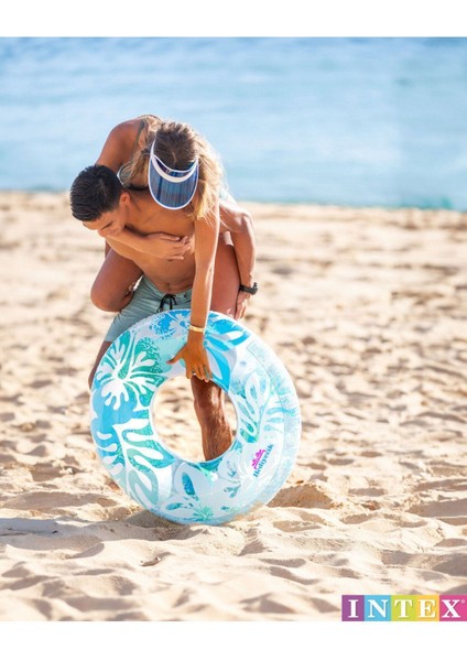 Tropikal Desenli 91 cm Yetişkin Havuz ve Deniz Simiti, Keyifli Su Etkinliği Için Ideal fırsatları