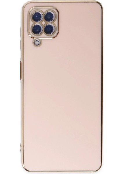 Samsung Galaxy A12 Kılıf Volet Silikon - Pembe - 15404-6947 fiyatları