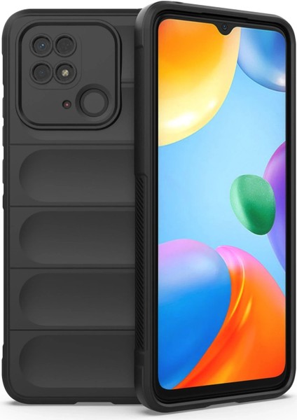 Xiaomi Redmi 10C Kılıf Optimum Silikon - Siyah - 17017-9769