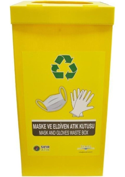 Sarı Temizlik Atık Kutusu, Çevre Dostu Geri Dönüşüm Kutusu