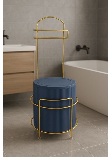 Gri 6l Plastik Banyo ve Tuvalet Çöplüğü Takımı, Şık ve Dayanıklı Tasarım modelleri