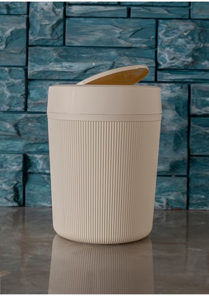 7 Lt Çok Amaçlı Çöp Kovası, Ev, Banyo, Mutfak, Ofis Için Şık ve Pratik Seçenek