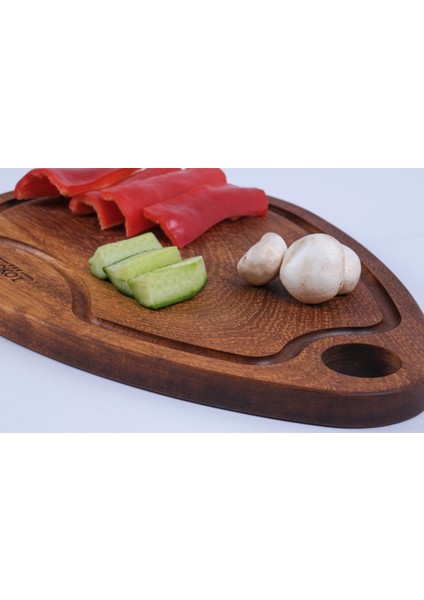 Kesme Tahtası Iroko Ağacı Kesme ve Sunum Tahtası 25 x 35 x 2 modelleri