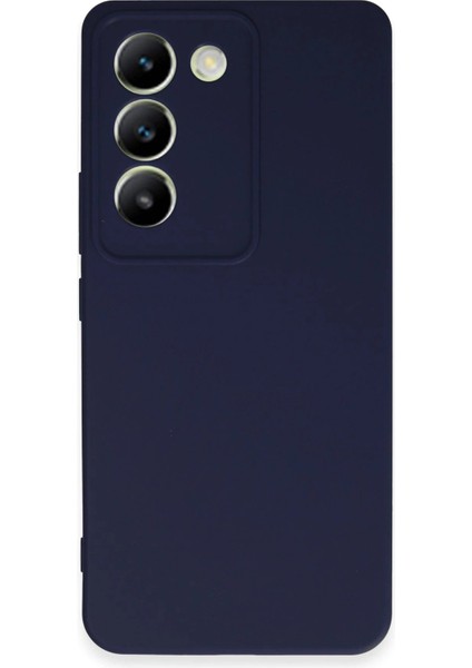 Vivo V30 Lite 4g Kılıf First Silikon - Lacivert - 16939-3212