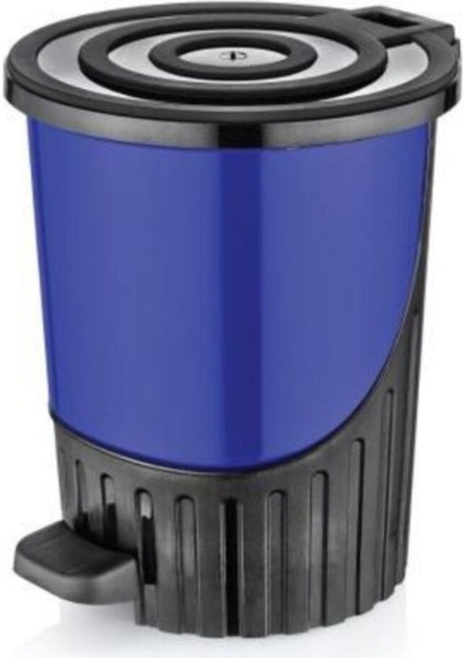 Pratik ve Şık 5 Lt Plastik Pedallı Çöp Kovası, Hijyenik Kullanım Sağlar.